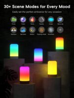 RGBICWW Smart Table Lamp, Touch Bedside Lamp with App Control, LED Desk Lamp wit... - Image 5