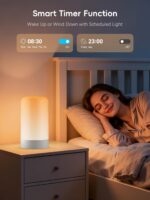RGBICWW Smart Table Lamp, Touch Bedside Lamp with App Control, LED Desk Lamp wit... - Image 6