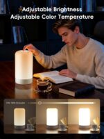 RGBICWW Smart Table Lamp, Touch Bedside Lamp with App Control, LED Desk Lamp wit... - Image 7