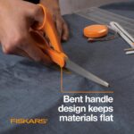 Fiskars 8" Original Orange-Handled Stainless Steel Scissors, Ergonomic and Keeps... - Image 5