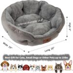 Asvin Small Dog Bed for Small Dogs, Cat Beds for Indoor Cats, Pet Bed for Puppy ... - Image 4