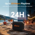 Portable Bluetooth Speaker Waterproof Gift: IPX5 HD Sound Up to 24H Playtime, TW... - Image 5