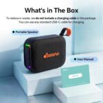 Portable Bluetooth Speaker Waterproof Gift: IPX5 HD Sound Up to 24H Playtime, TW... - Image 10