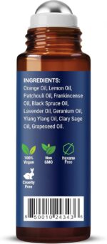 Stress Relief Essential Oil Roll-On 10 ml - Natural Stress Relief Blend with Lav... - Image 9