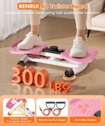 Waist Twister Machine Exercise Fitness Tool, Ab Twister Board with the Smart LED... - Image 3
