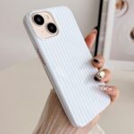 Striped Phone Case for iPhone 13 & iPhone 14 & iPhone 15, Fashion Retro Stripe P... - Image 3