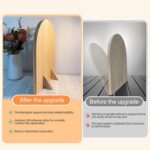 2 Pcs Natural Wood Arch Decor, Boho Shelf & Serving Board for Fireplace Mantel, ... - Image 7