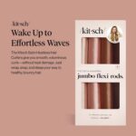 Kitsch Satin Hair Curlers, Heatless Curling Rod - Jumbo Flexi Rod for Heatless C... - Image 3