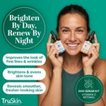 TruSkin Face Serum Duo - Vitamin C Serum & Retinol Serum for Face - AM & PM Anti... - Image 4