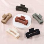 Sisiaipu 4 Inch Big Hair Claw Clips 6 Pcs Large Claw for Thick Hair Square Hair ... - Image 7