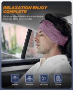 Perytong Sleep Headphones Bluetooth 5.4 Headband, Wireless Headband Headphones f... - Image 6