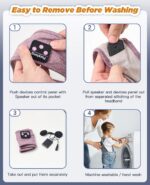 Perytong Sleep Headphones Bluetooth 5.4 Headband, Wireless Headband Headphones f... - Image 7