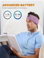 Perytong Sleep Headphones Bluetooth 5.4 Headband, Wireless Headband Headphones f... - Image 8