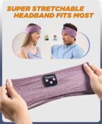 Perytong Sleep Headphones Bluetooth 5.4 Headband, Wireless Headband Headphones f... - Image 9