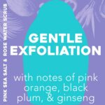 OGX Sensitive + Rose Water & Pink Sea Salt Exfoliating Body Scrub + Rose Quartz,... - Image 3