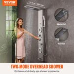 VEVOR Shower Panel Tower System, 6 Shower Modes, LED & Display Shower Panel, Rai... - Image 3