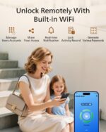 Philips Wi-Fi Door Lock, WiFi Smart Lock Keyless Entry Deadbolt for Front Door, ... - Image 4
