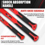 C&T 5-Piece Hammer Set, 16oz Ball Peen Hammer | 32oz Ball Peen Hammer | 32oz Rub... - Image 6