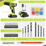 PULITUO'S 20V Cordless Drill/Driver, Electric Screwdriver - 2 Batteries, 30Nm, 2... - Image 3