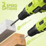PULITUO'S 20V Cordless Drill/Driver, Electric Screwdriver - 2 Batteries, 30Nm, 2... - Image 5