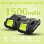 PULITUO'S 20V Cordless Drill/Driver, Electric Screwdriver - 2 Batteries, 30Nm, 2... - Image 7