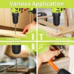 PULITUO'S 20V Cordless Drill/Driver, Electric Screwdriver - 2 Batteries, 30Nm, 2... - Image 8