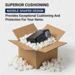 BOX USA 7NUTSW 7 Cubic Feet Loose Fill Packing Peanuts, White - Image 4
