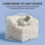 BOX USA 7NUTSW 7 Cubic Feet Loose Fill Packing Peanuts, White - Image 6