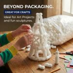 BOX USA 7NUTSW 7 Cubic Feet Loose Fill Packing Peanuts, White - Image 7