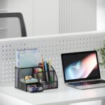 EasyPAG Mesh Desk Organizer with Drawer Multi-functional Pen Holder Stationery O... - Image 6