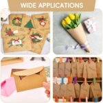 25 Sheets Brown Cardstock 8.5 x 11, 92lb/250gsm Kraft Card Stock Paper, Heavy Ca... - Image 4