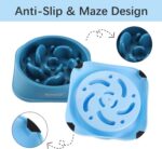 MateeyLife Slow Feeder Dog Bowls 2PCS, Anti-Choking Puzzle Dog Food Bowls, Anti-... - Image 5