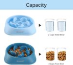 MateeyLife Slow Feeder Dog Bowls 2PCS, Anti-Choking Puzzle Dog Food Bowls, Anti-... - Image 6