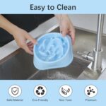 MateeyLife Slow Feeder Dog Bowls 2PCS, Anti-Choking Puzzle Dog Food Bowls, Anti-... - Image 8