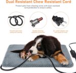 INVENHO Heated Cat Bed, Waterproof Adjustable Temperature Dog Cat Heating Pad wi... - Image 4