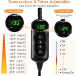 INVENHO Heated Cat Bed, Waterproof Adjustable Temperature Dog Cat Heating Pad wi... - Image 5
