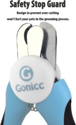 gonicc Dog & Cat Pets Nail Clippers and Trimmers - with Safety Guard to Avoid Ov... - Image 4