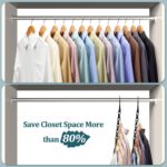AMKUFO 6 Pack-Closet-Organizers-and-Storage, Magic-Hangers-Space-Saving-for-Clot... - Image 3
