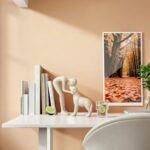 Abstract Resin Hand-Painted Sculpture of Person and Dog Bonding – Head-to-Head I... - Image 3
