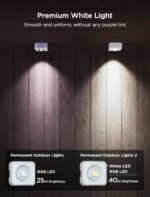 Govee Permanent Outdoor Lights 2, 100ft RGBIC Outdoor Lights with 16 Million Col... - Image 7