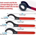 Mdvora 6pcs Coilover Spanner Wrench Set, C-Shape Shock Spanner Hook Wrench Tools... - Image 4