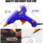 Mini Hot Glue Gun 10pcs Glue Stick Hot Glue Gun Set For Quick Repair Artist DIY ... - Image 4