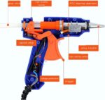 Mini Hot Glue Gun 10pcs Glue Stick Hot Glue Gun Set For Quick Repair Artist DIY ... - Image 5