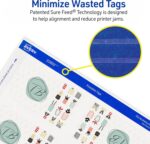 Avery Blank Printable Tags, Sure Feed Technology, 2" x 3.5", White, 96 Customiza... - Image 5