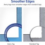Avery Blank Printable Tags, Sure Feed Technology, 2" x 3.5", White, 96 Customiza... - Image 9