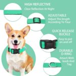 Reflective Dog Collar with Safety Locking Buckle, Adjustable Soft Breathable Nyl... - Image 3