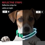 Reflective Dog Collar with Safety Locking Buckle, Adjustable Soft Breathable Nyl... - Image 6