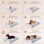 EHEYCIGA Fluffy Dog Crate Bed for Extra Large Dogs, Plush Faux Fur Pad, Calming ... - Image 3
