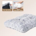 EHEYCIGA Fluffy Dog Crate Bed for Extra Large Dogs, Plush Faux Fur Pad, Calming ... - Image 5