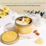 Spa Gifts for Women Bath Gift Set, Honey & Almond Milk Spa Gift Baskets Home Bat... - Image 5